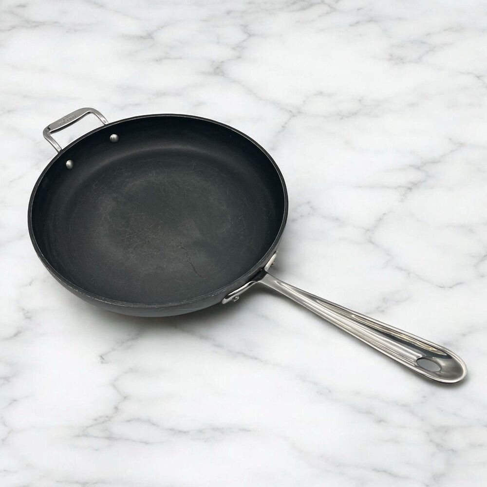 ALL-CLAD 12"  Nonstick Fry Pan With Extra Handle | No Lid